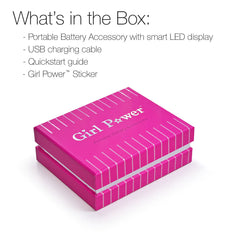 Girl Power Portable Battery Accessory Packaging Box Girl Power Portable Battery Accessory Packaging Box
