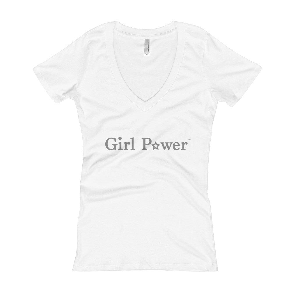 V-Neck Tee (Gray Text) V-Neck Tee (Gray Text)