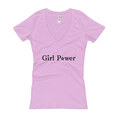 V-Neck Tee (Black Text) V-Neck Tee (Black Text)