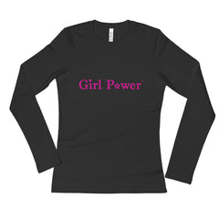 Long Sleeve Shirt (Pink Text) Long Sleeve Shirt (Pink Text)